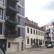 Haus Schützengasse 2 - mitte Gaststätte Schießhaus rechts Am Schießhaus 14 - Garage